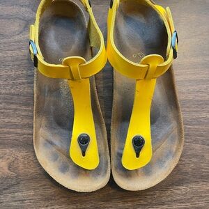 Yellow Birkenstock Kairo Sandals